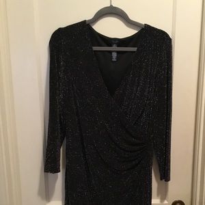 Black sparkle cocktail dress never worn
